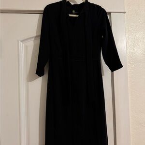 Banana Republic Classic Black Long Sleeve Dress